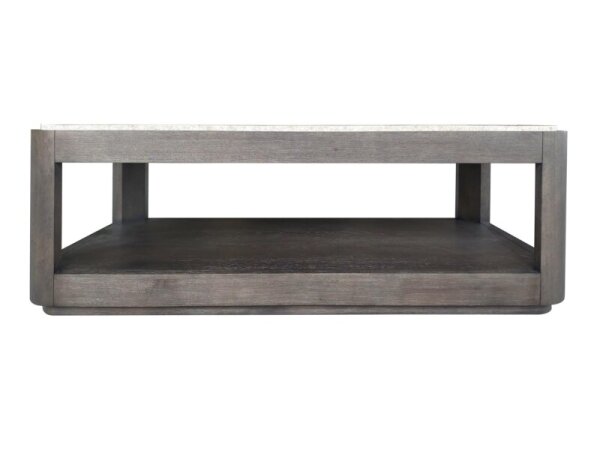 Rect Cocktail Table With Stone Top - Image 3