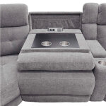 Richland - Bristol Grey 7 Piece Modular Power Reclining Sectional - Image 3