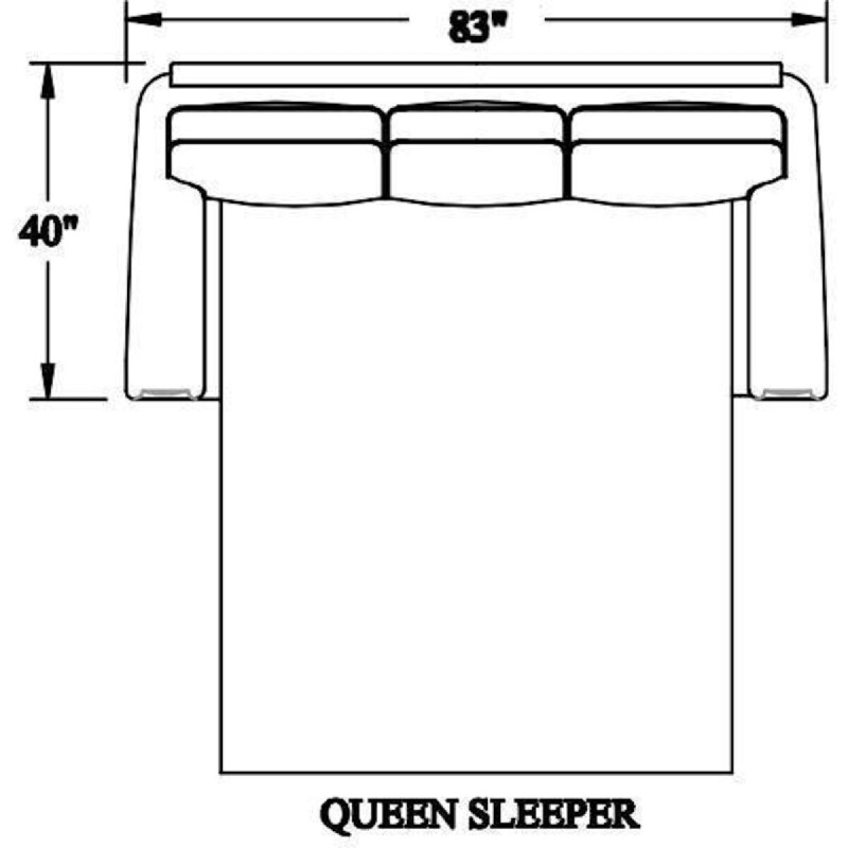 2c31be23bd9a1427e61efaef66afc359 Hanley Sleep Sofa 223-79 - Image 1