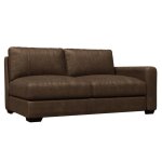 Dawkins Leather Right Arm Loveseat