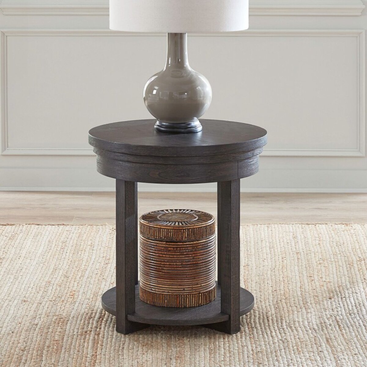 2d09dc0de3b1a825d3232507b2353af9 Weston Round End Table - Image 1