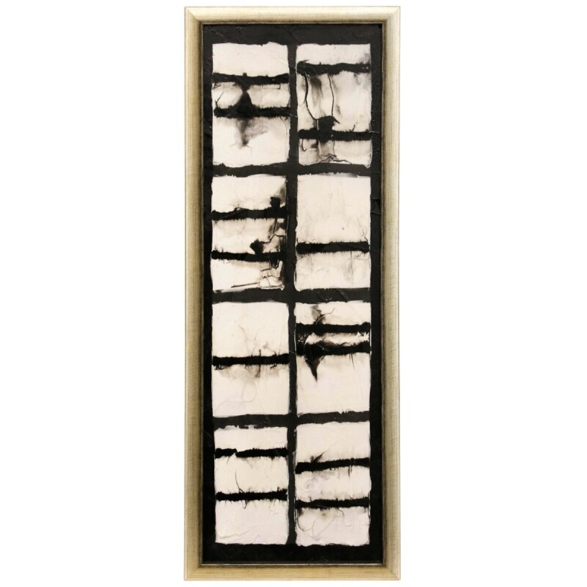2d127dabf0a8a1b2e6f9bad3ce664626 Linear Entropy I Textured Framed Print - Image 1