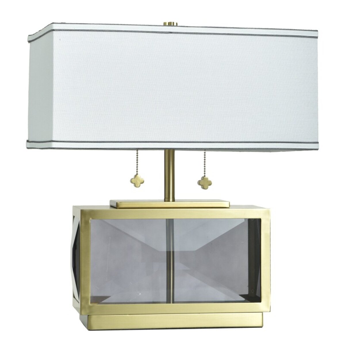 2d6635579ad56e96a17ef1b458ad5609 Celeste Tamara Day For Stylecraft Smoke Gold Pure Crystal Table Lamp - Image 1
