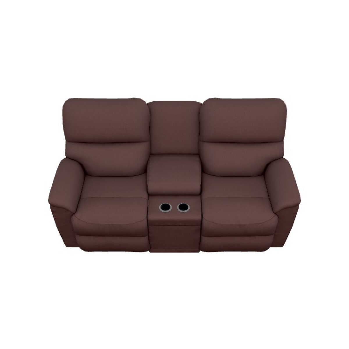 2d754f429677481438a034f6e16ae023 Brooks Reclining Loveseat W/ Console - Image 1
