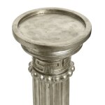 Dann Foley Lifestyle Antiqued Silver Grecian Inspired Pedestal Candleholder - Image 8