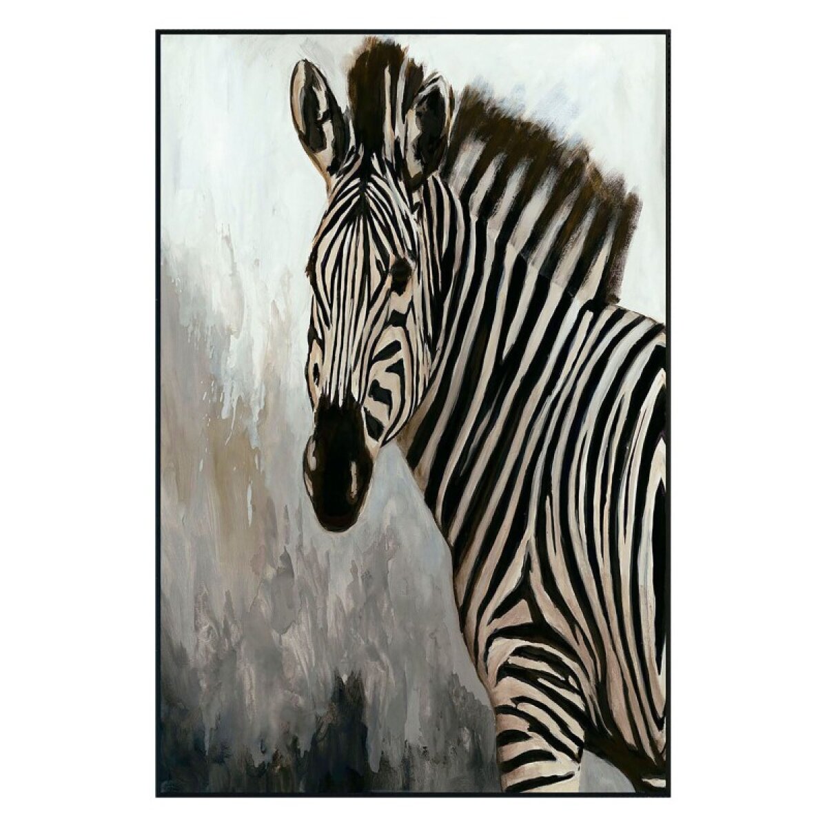 2e2c704a00be196b1767f3fe652903b1 Zebra Painting 48x72 By Buddy Whitlock - Image 1