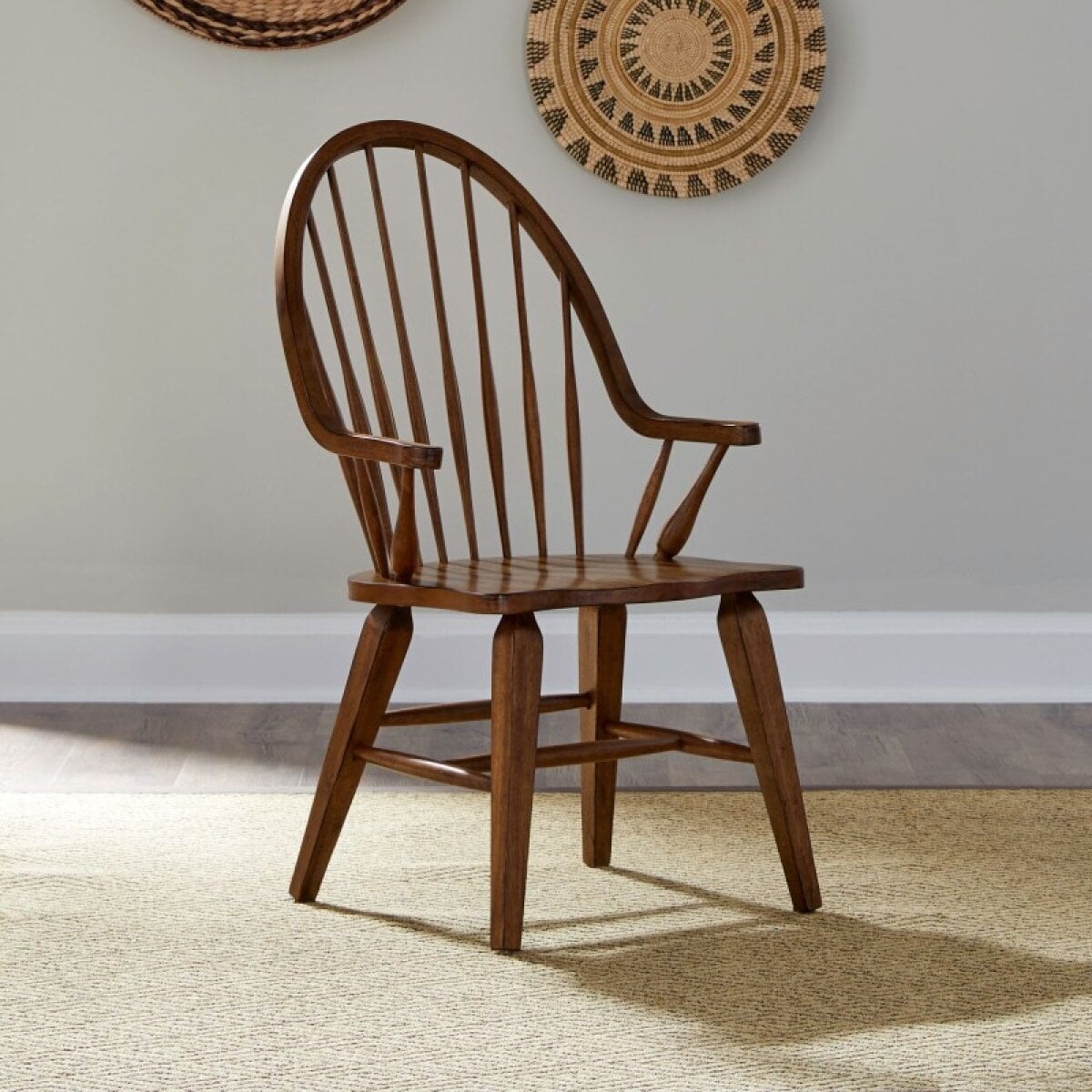 2e5698b5d74bd1d67f4964b6d6a0bf28 Hearthstone Ridge Windsor Back Arm Chair - Image 1