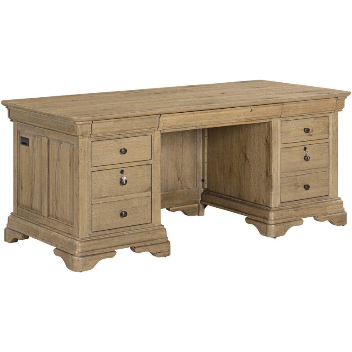 2e75d9bac915455cbd1aca6ec5b4cc37 Chateau Philippe 72" Executive Desk Base - Image 1