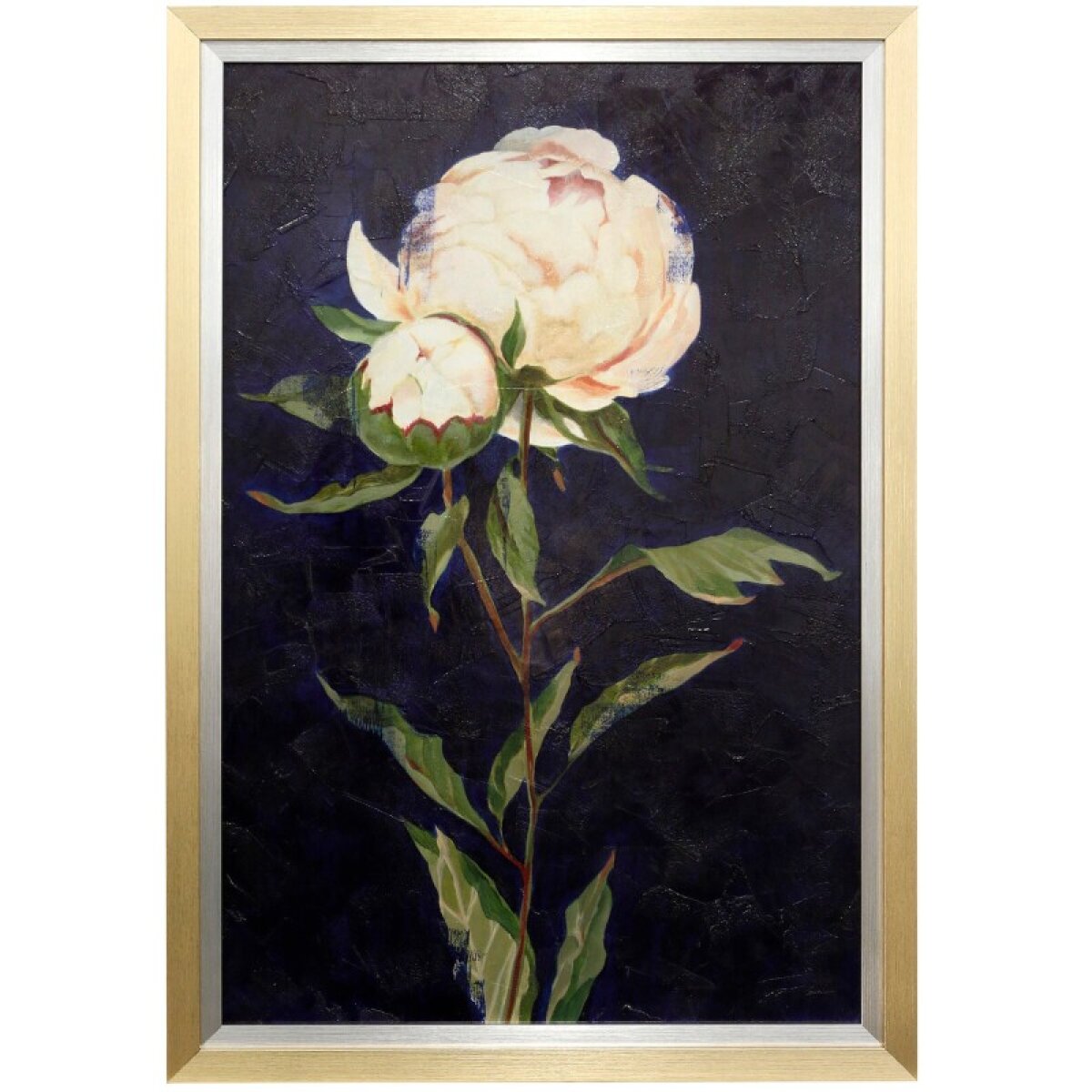 2edc7ea56284543d6d2ef1ba7b5c7a6b Cobalt Sky Bloom Ii Textured Frame Print - Image 1