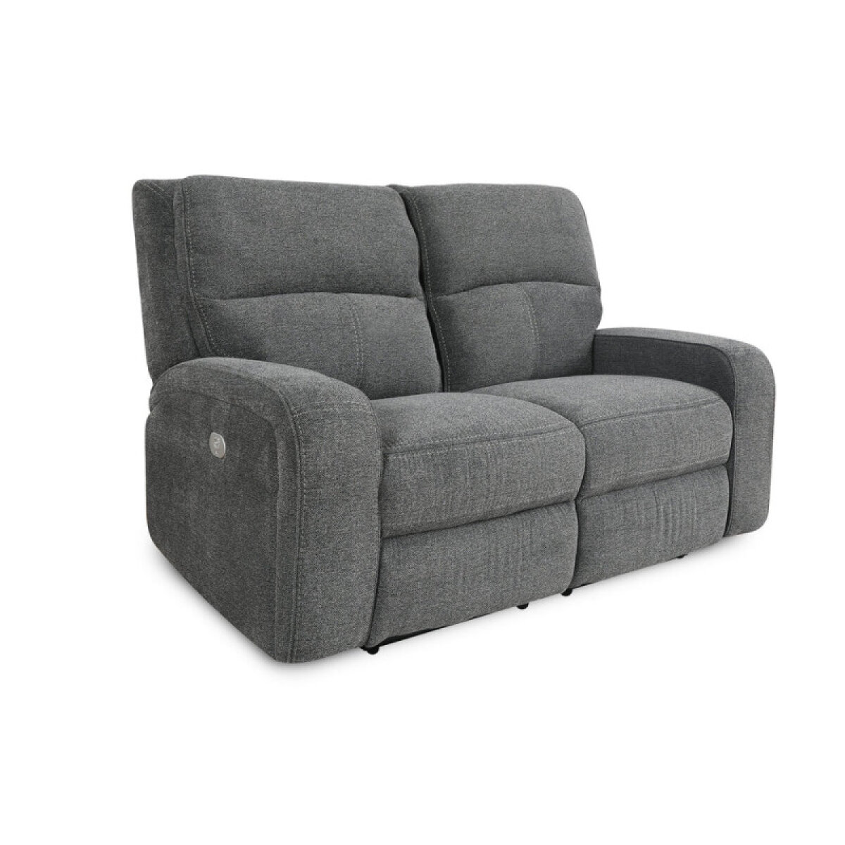 2fd888402d194fc0974e325c6054175d Polaris - Bizmark Grey Power Loveseat - Image 1