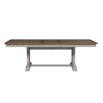 Farmhouse Reimagined Opt 7 Piece Trestle Table Set - Image 4