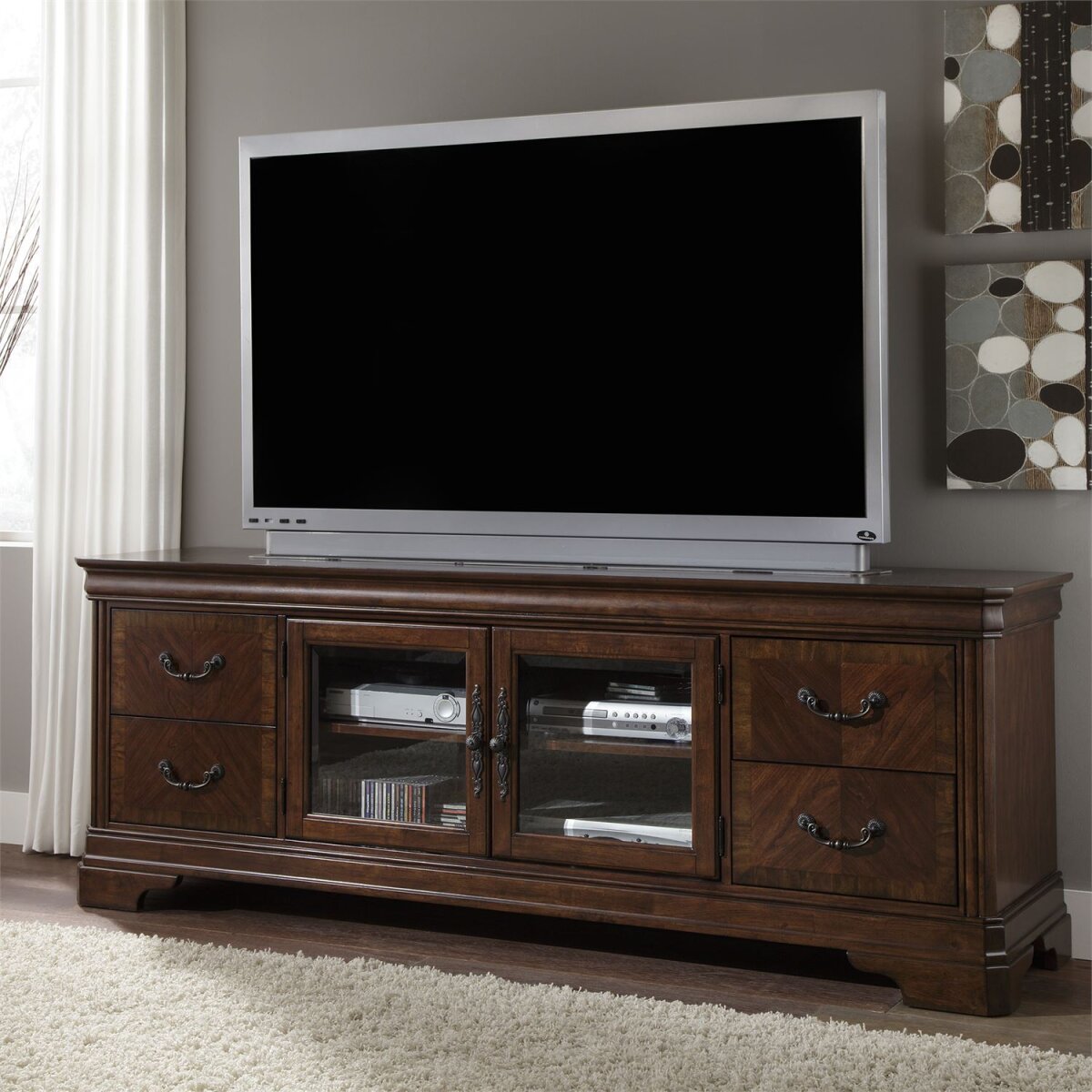 300160aaff6d04d991f36286fb2a9709 Entertainment TV Stand - Image 1