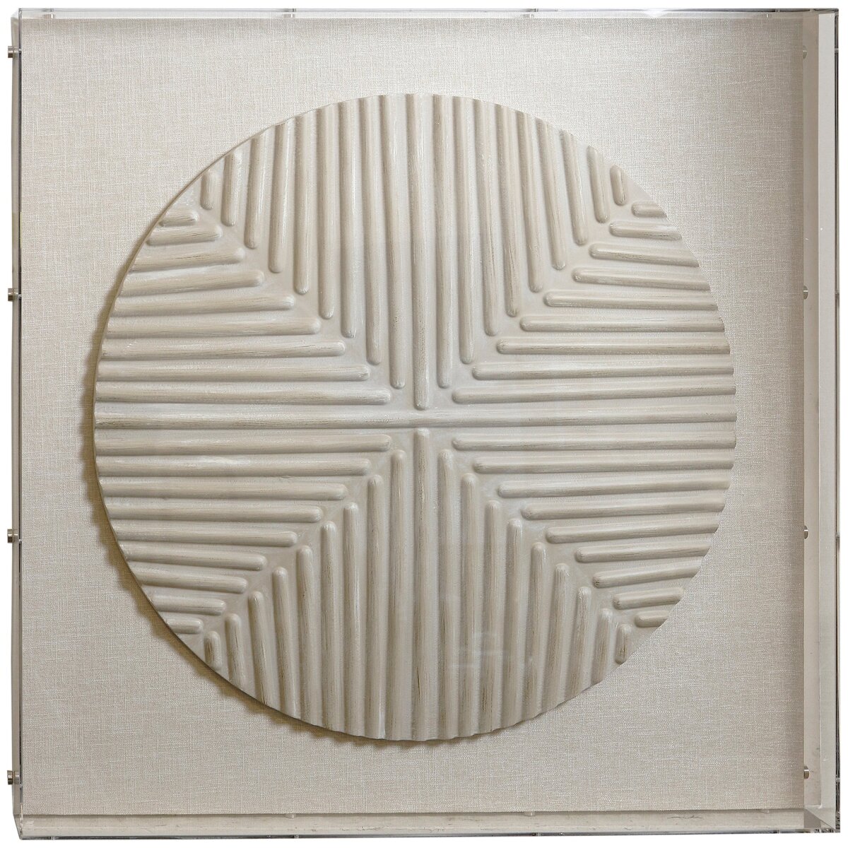 304076310635f47f7b9b814bbb65ac5c Roya Framed Art | Textured Convex Resin Art | 4 Inch Acrylic Shadowbox - Image 1