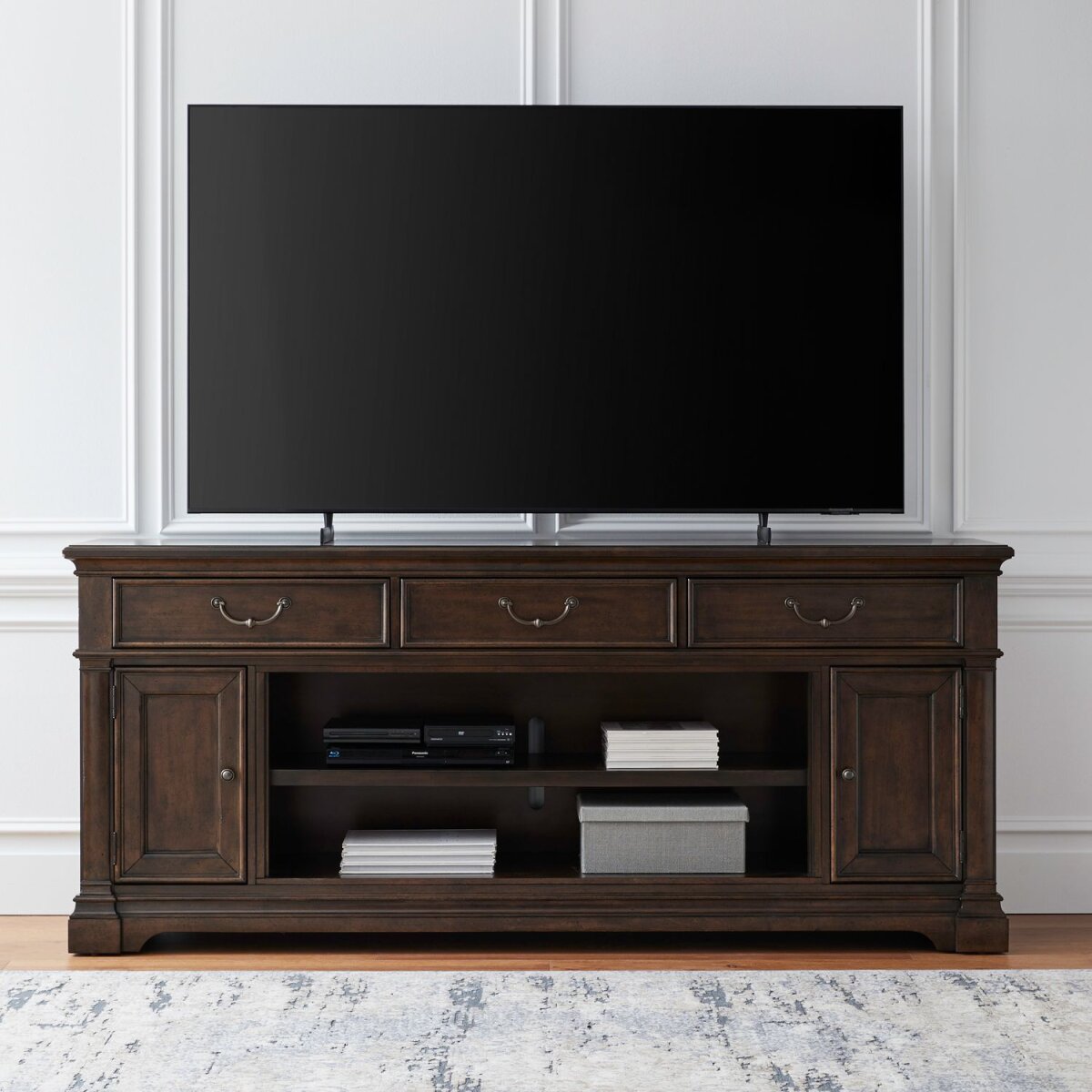 308db58bfb4918a5ff0549f71aee8ba7 84 Inch Fireplace TV Console - Image 1