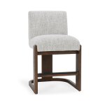 Chelsea Upholstered Counter Stool - Pixel Ivory