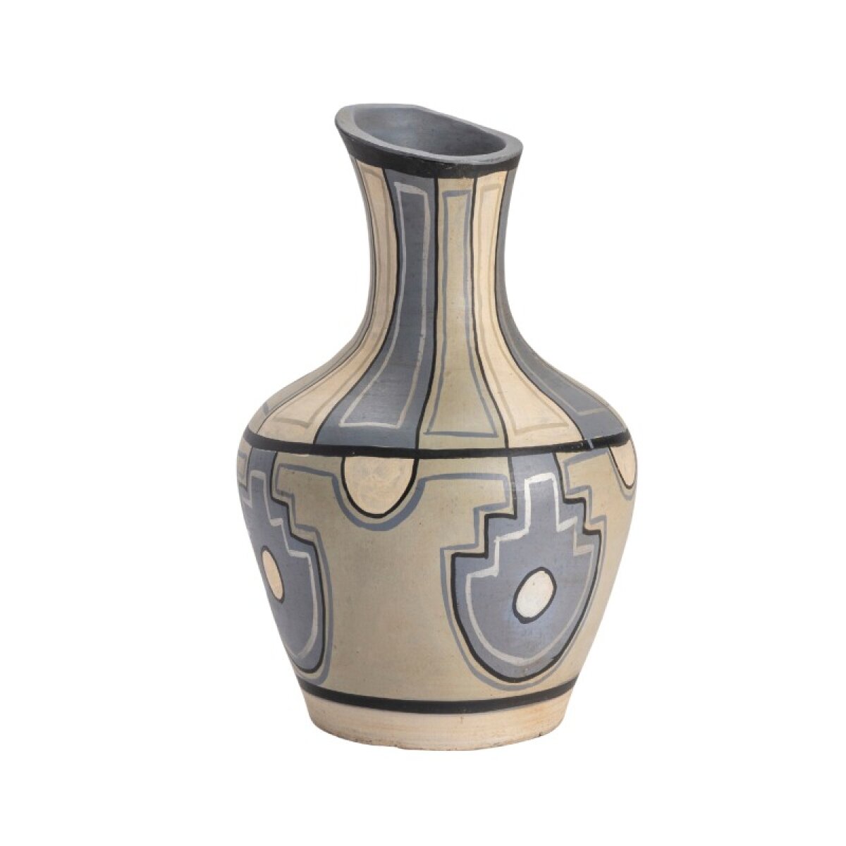 30c602f1bc92f6a53fab8a9fb4226c83 Fresno Large Hand Painted vase - Image 1