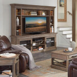 Sundance - Sandstone 92 In. Console With Hutch & Backpanel - Image 3