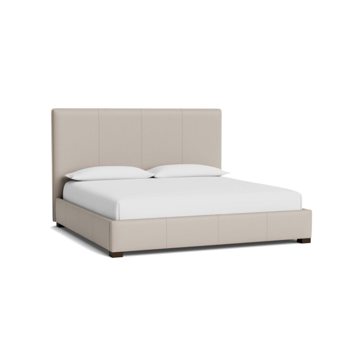 31b2ce8df31a8d2c762b1a6ace2f01e0 Madison Leather Upholstered Platform Bed - Image 1