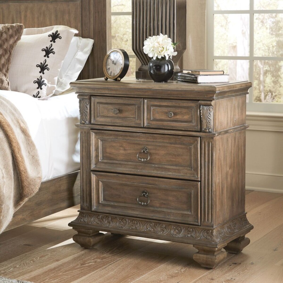 321ce754b5f3060fe4e77f4ed355565a Bedside Chest w/ Charging Station - Image 1