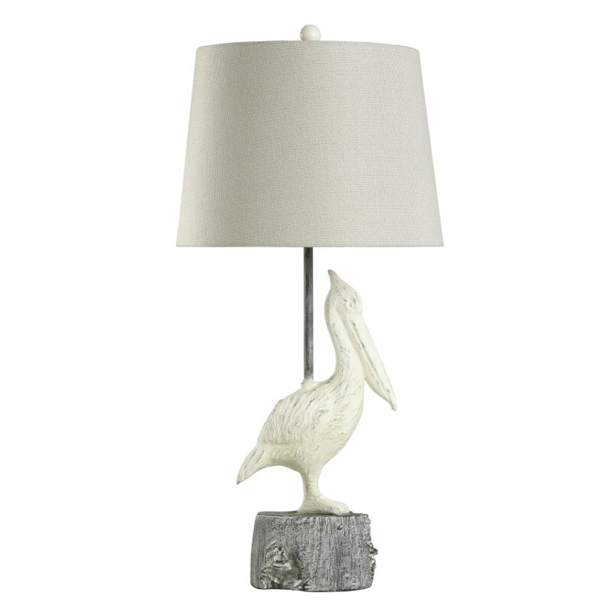 32216ce171f563c639ecddd31837b3c5 Wading Washed White Poly Table Lamp - Image 1