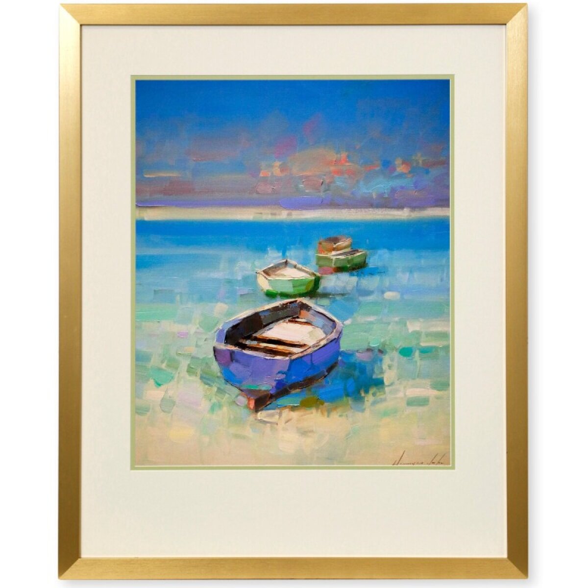 325cebca232d68ad50a95e27ce40a6ce Caribbean Beach Framed Print Under Glass - Image 1