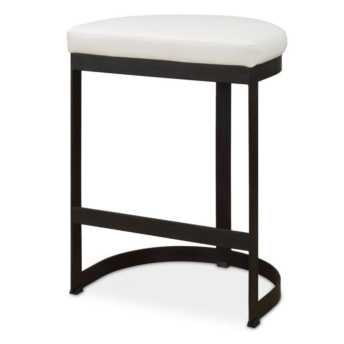 326df0175d27388f29b160c3c93a64fd Ivanna Counter Stool, Black - White - Image 1