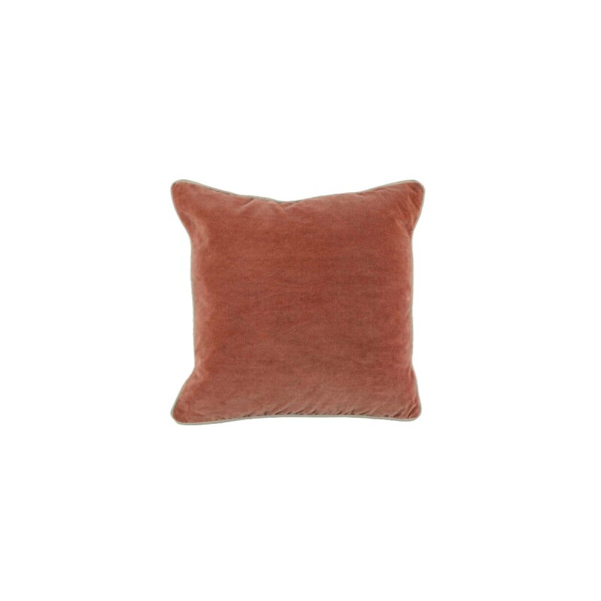 327ece1bb9bd043c5c4cec8cb06d97cb Heirloom Velvet Terra Cotta 18" x 18" Square Pillow Cover + Insert - Image 1