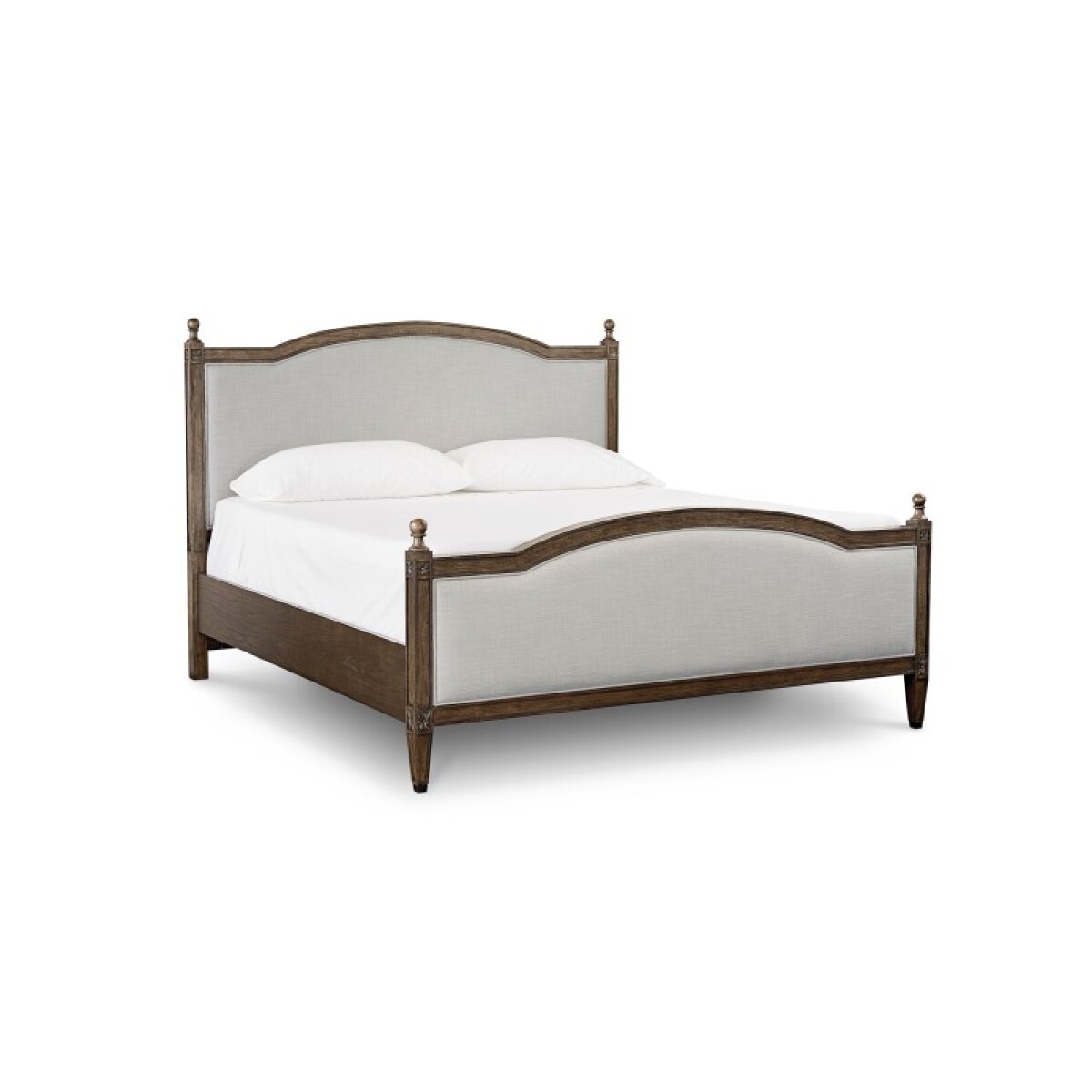 3292ac6bbdbd1ed911d82255d4e3dc58 Charlotte Upholstered Bed with Footboard - Image 1