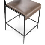 Kayne Leather Counter Stool - Image 7