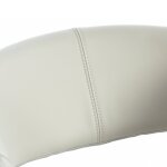 Light Gray Vintage Faux Leather Bar Stool - Image 5