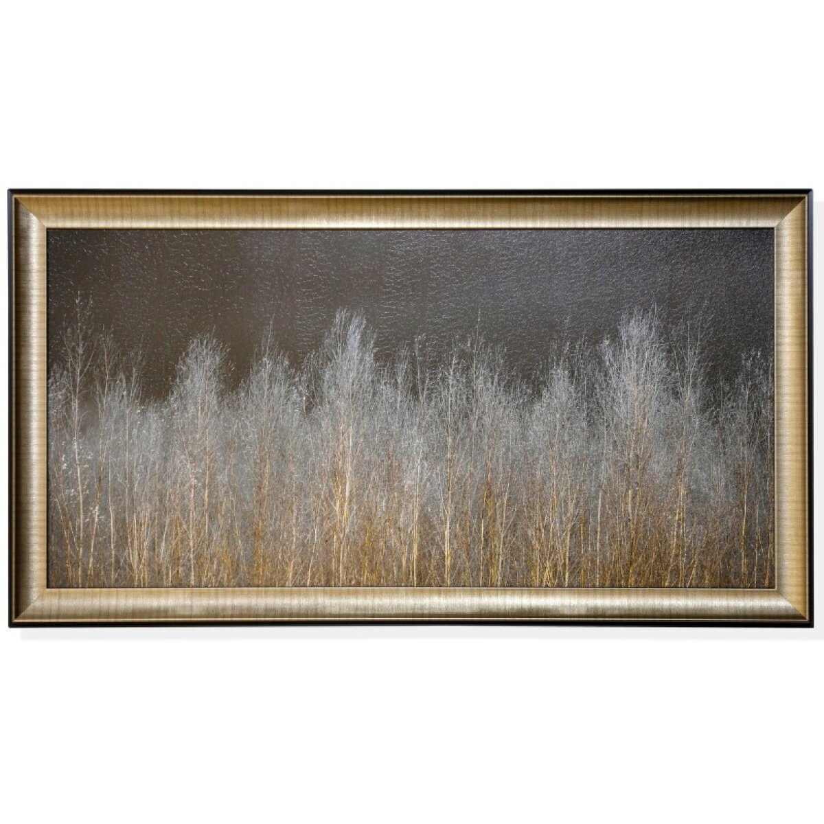 33bf6d8c50e40806f94de92bfe2ea3e0 Melancholy Woods Textured Framed Print - Image 1