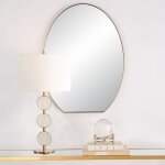 Cabell Oval Mirror, Brass - Image 6