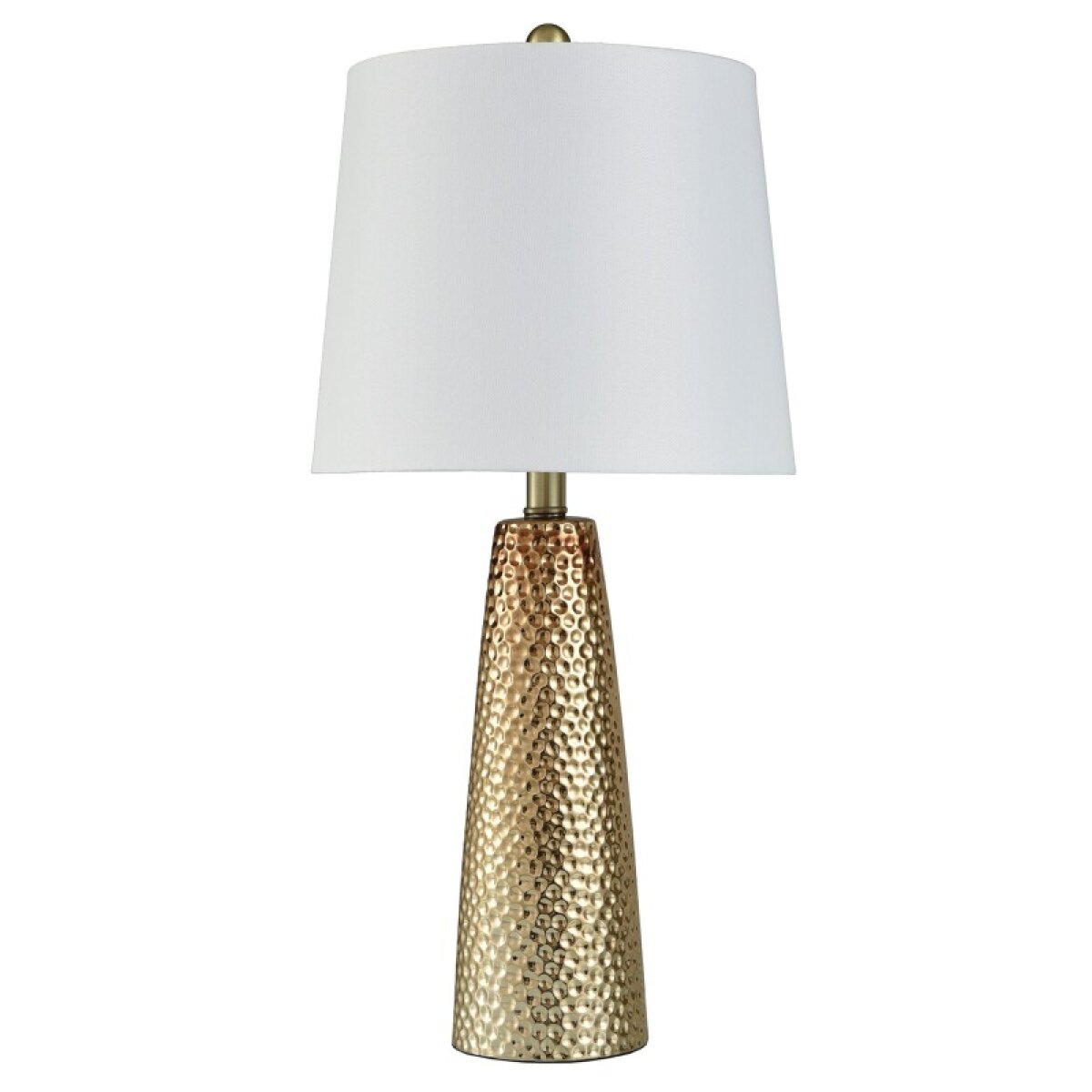 3412906d9970146a12d4ad4d708e9ccd Hammered Bronze Caramic Body Table Lamp 60 Watts - Image 1