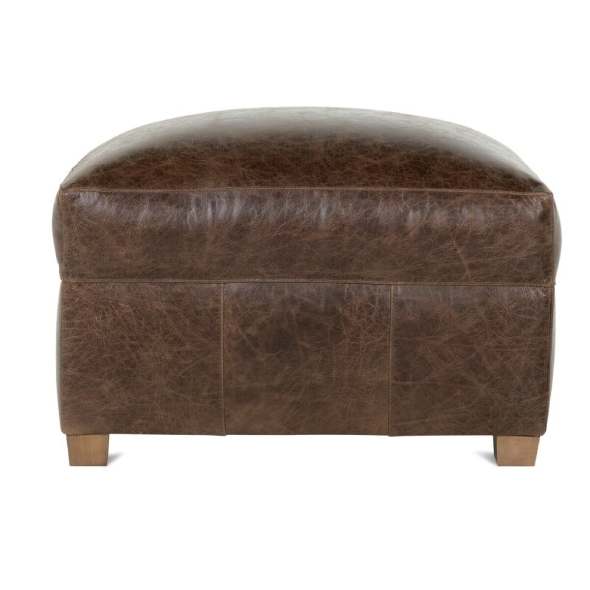 34b0198fc2d8546ccb08b67ccf7aad1e Lilah Leather Ottoman - Image 1