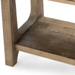 Talladega Solid Wood Rectangle Console Table - Natural Pine - Image 9