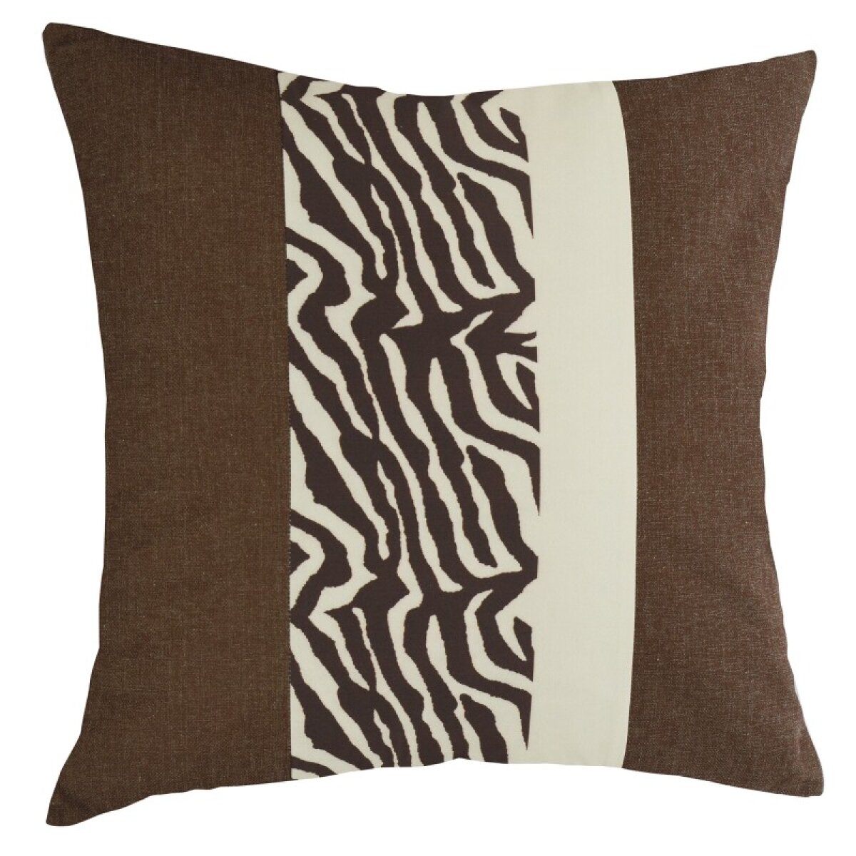 3529d62bc71ed4dab5537493284cce1d Dann Foley Lifestyle Linen Pilow With Brown White And Zebra Printing - Image 1