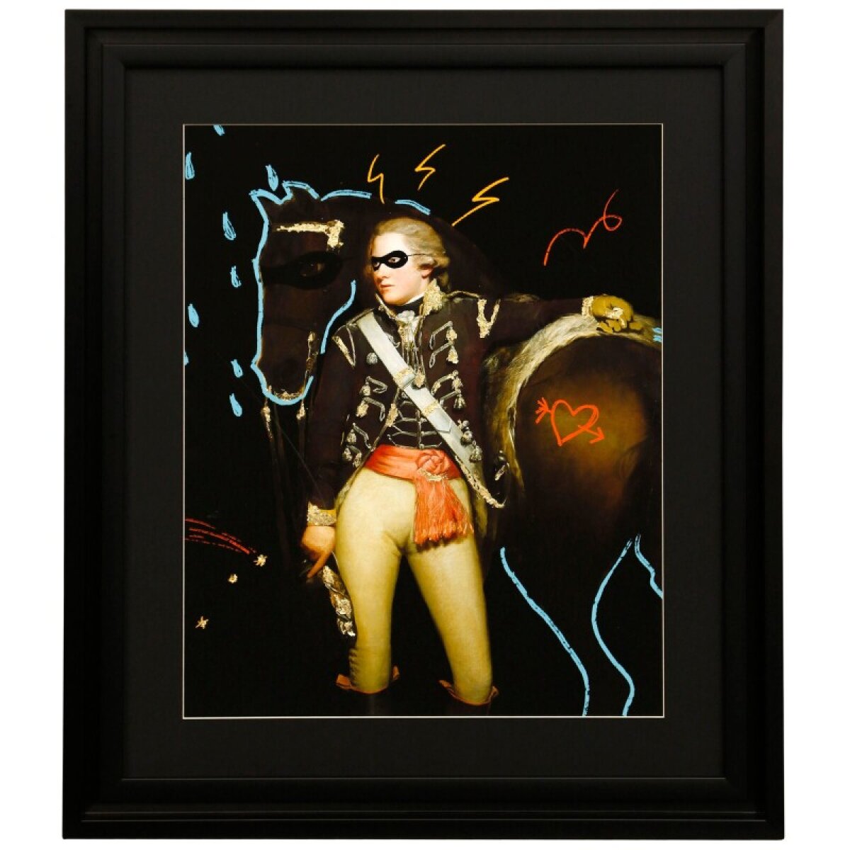 352fb8d688db1bd8767c349b4553d69e Masked Master Framed Print Under Glass - Image 1