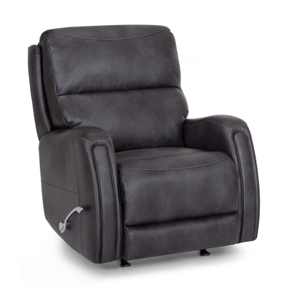 35474d85192cb8b062a86931f5b46647 4779 Asher Swivel Rocker Recliner W/ Polished Aluminum Handle 4779-01 - Image 1