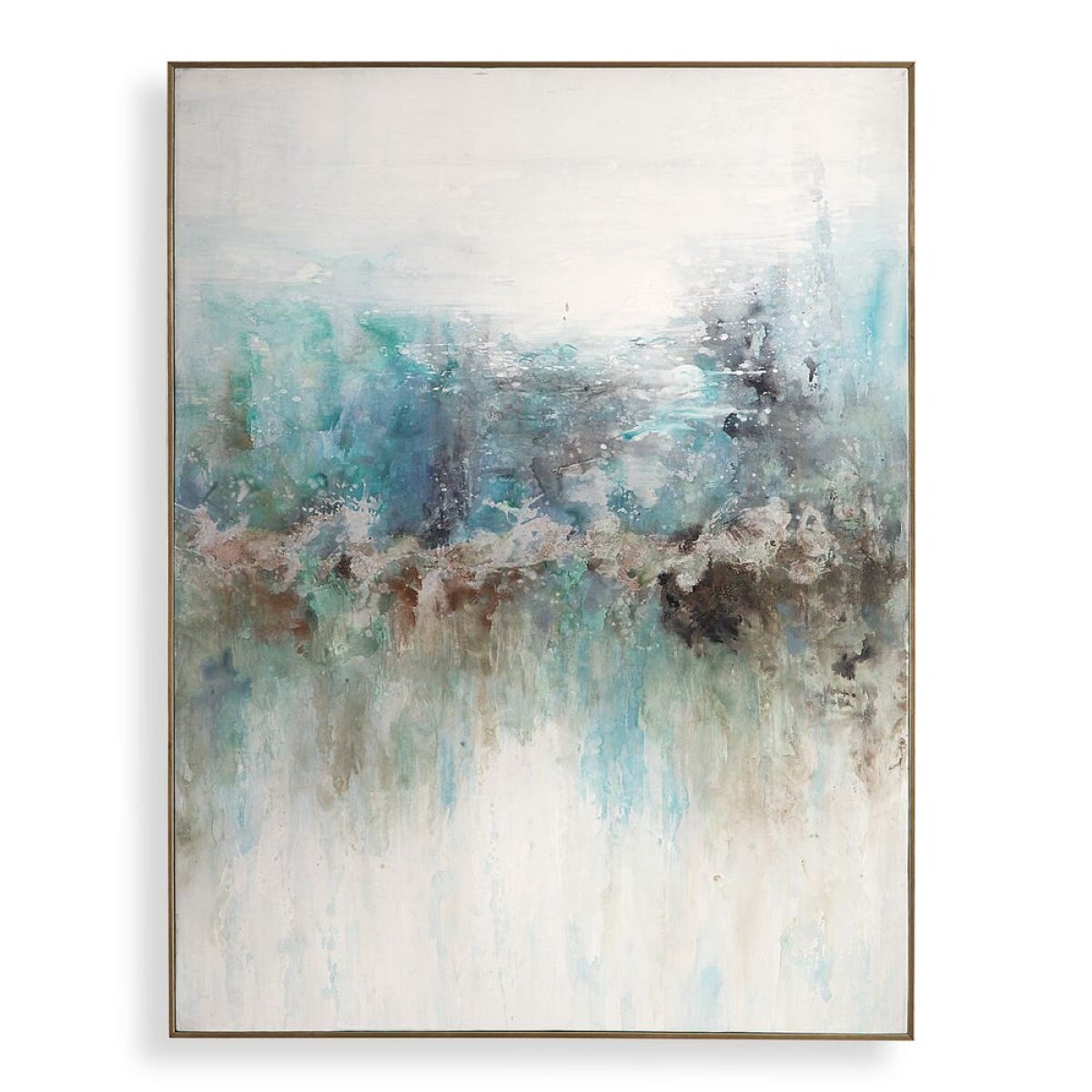 35893b9f91389b7a96a5c7a52ba1f605 Mountain Top Hand Painted Canvas - Image 1