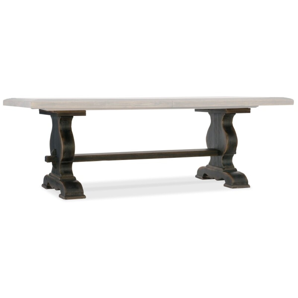 35a233f13bdcba8731ad80b6a429c830 Hill Country Casual Dining Bandera Trestle Dining Table Base - Image 1