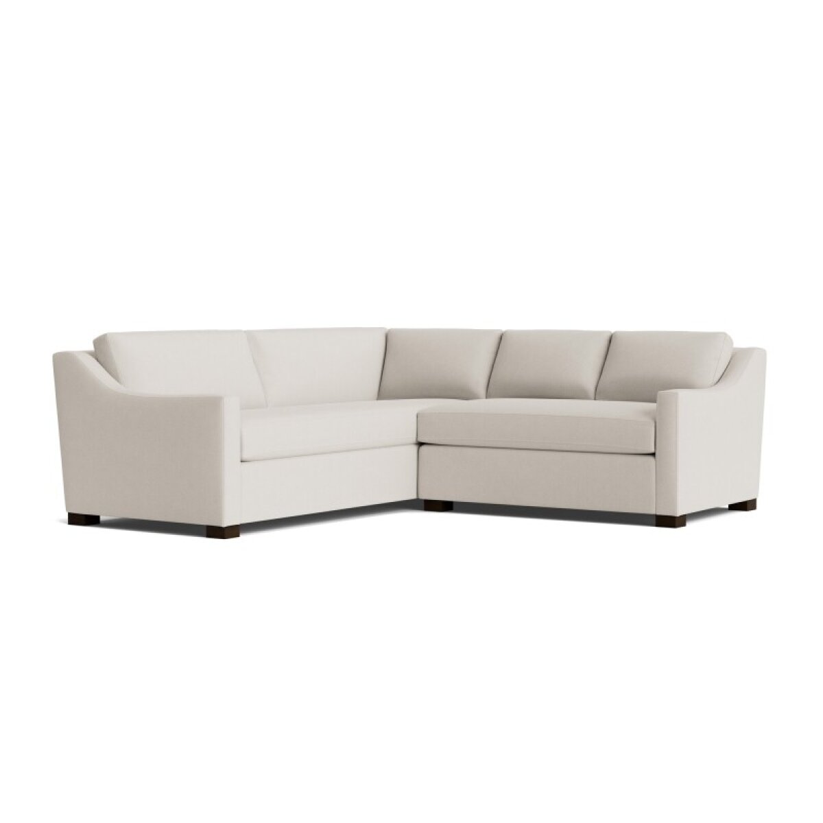 3647fa497154edb66abe728435caebdf Oliver Slope Arm L-Shaped Sectional - Image 1
