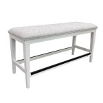 Americana Modern Dining Bench Counter Upholstered 49" - Image 5