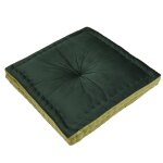 Dann Foley Lifestyle Large Hadley Floor Pillow Green Velvet And Pistachio Linen - Image 8