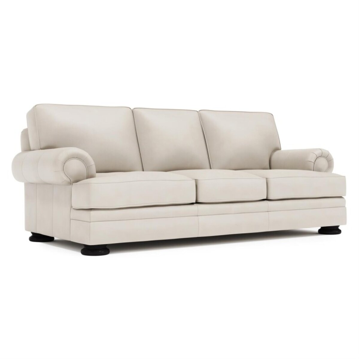 37b0848d0858ef8ea8387121cf1a1611 Foster Leather Sofa Without Pillows & Nails - Image 1