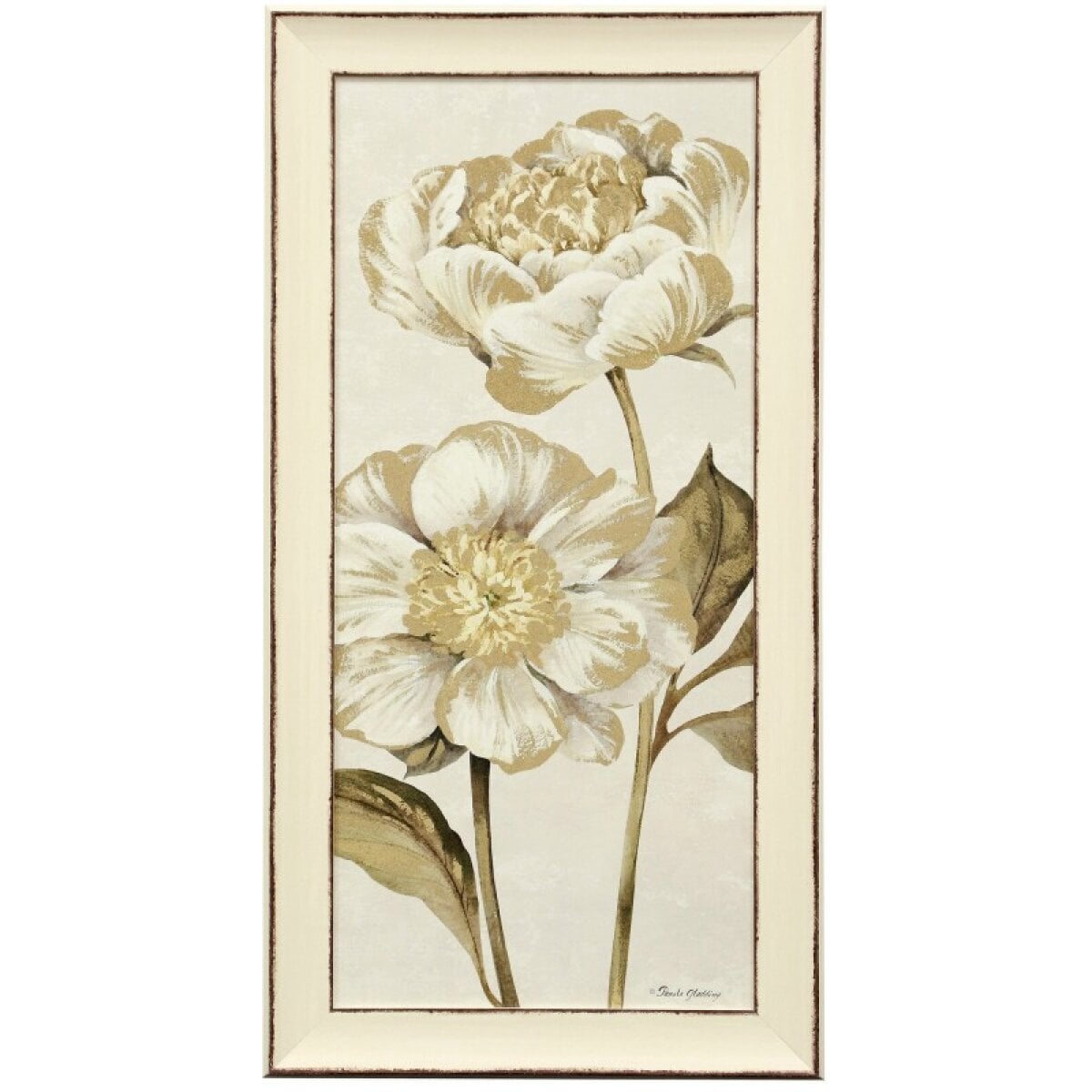 381ff3c1f19682224b57ac609afdedaa Perfect Peonies Ii Texured Framed Floral Print - Image 1