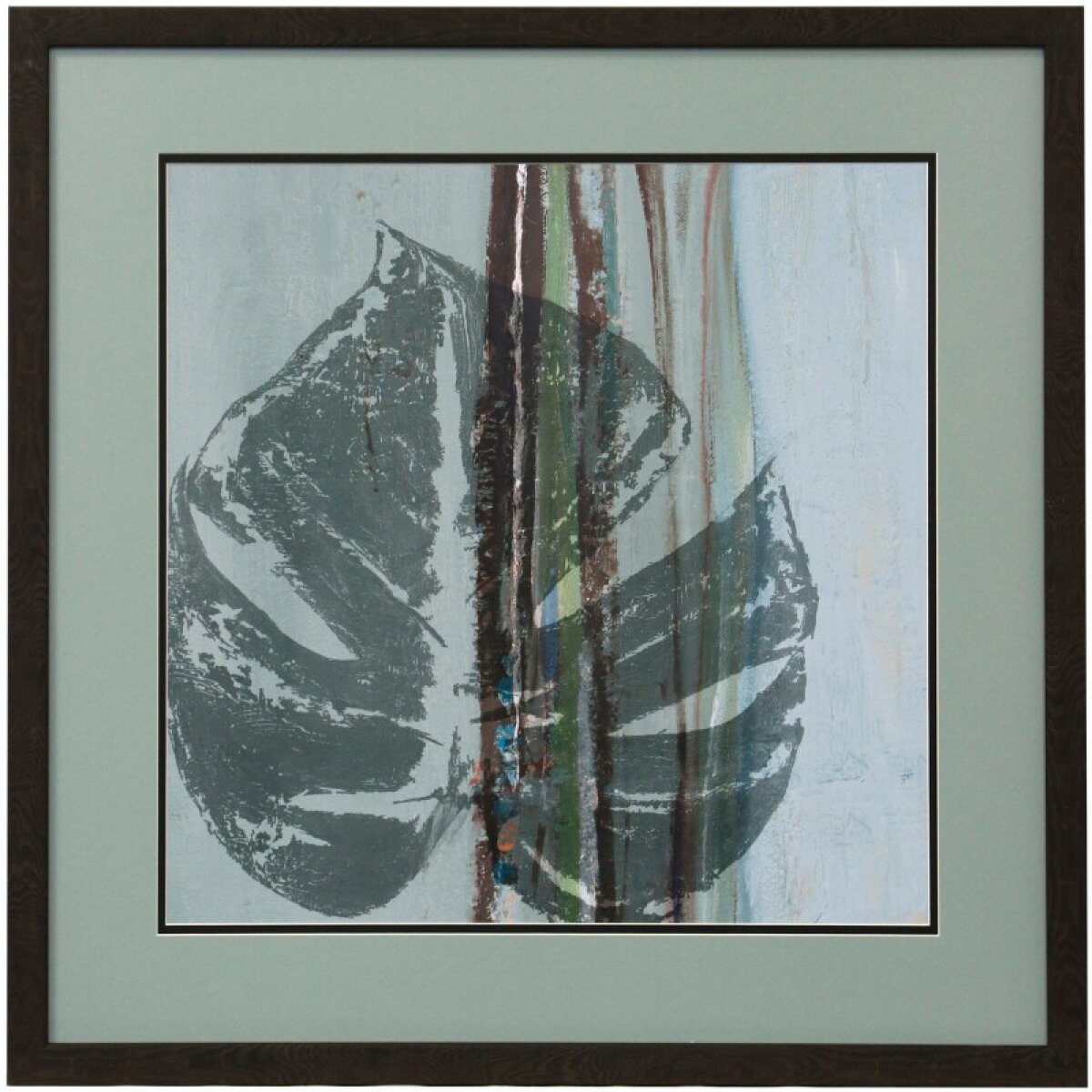 38a60c8e6e1b907ff59c931116b69d8d Horizon Leaf Ii Matted Framed Print Under Glass - Image 1