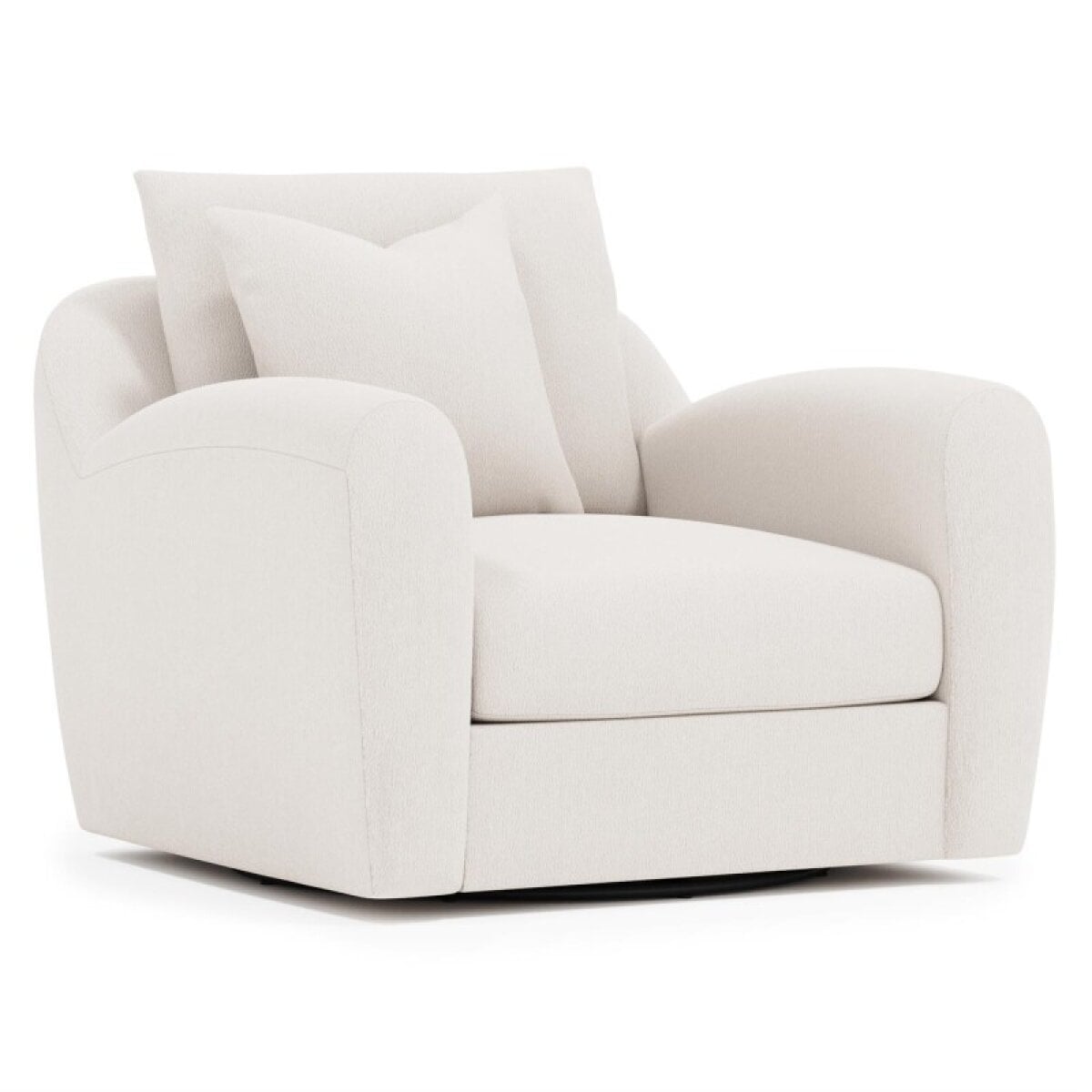 38c1a91867405833197d38a5ffdff4dc Asher Fabric Swivel Chair - Image 1