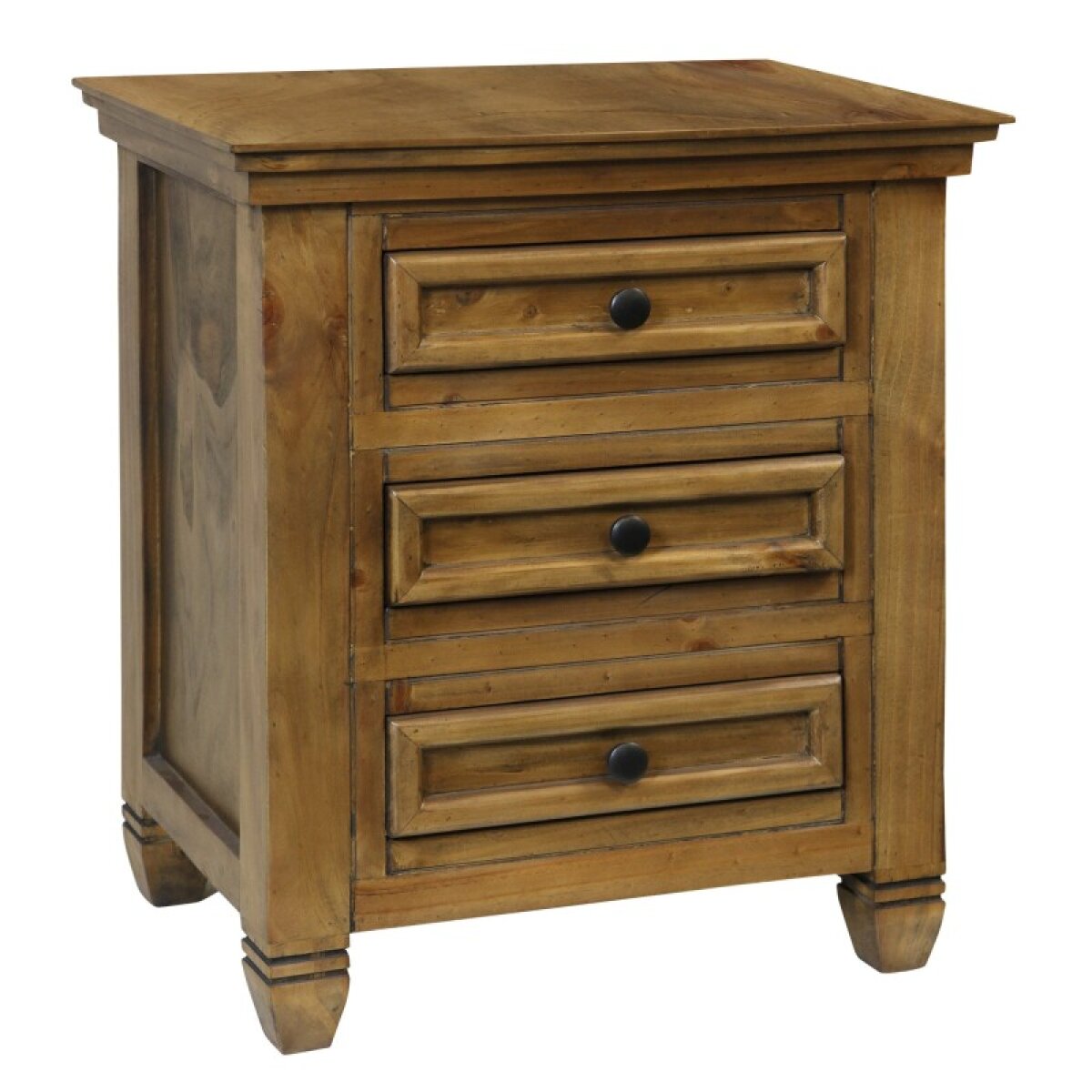 38ce352584fe57e2343bd7b13aa49409 Oak Lacquer Nightstand Crucero - Image 1