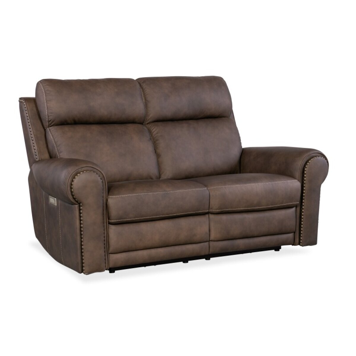 397abbd52ca11a40ad8b45166039ad97 SS Living Room Duncan Power Loveseat w/Power Headrest & Lumbar - Image 1
