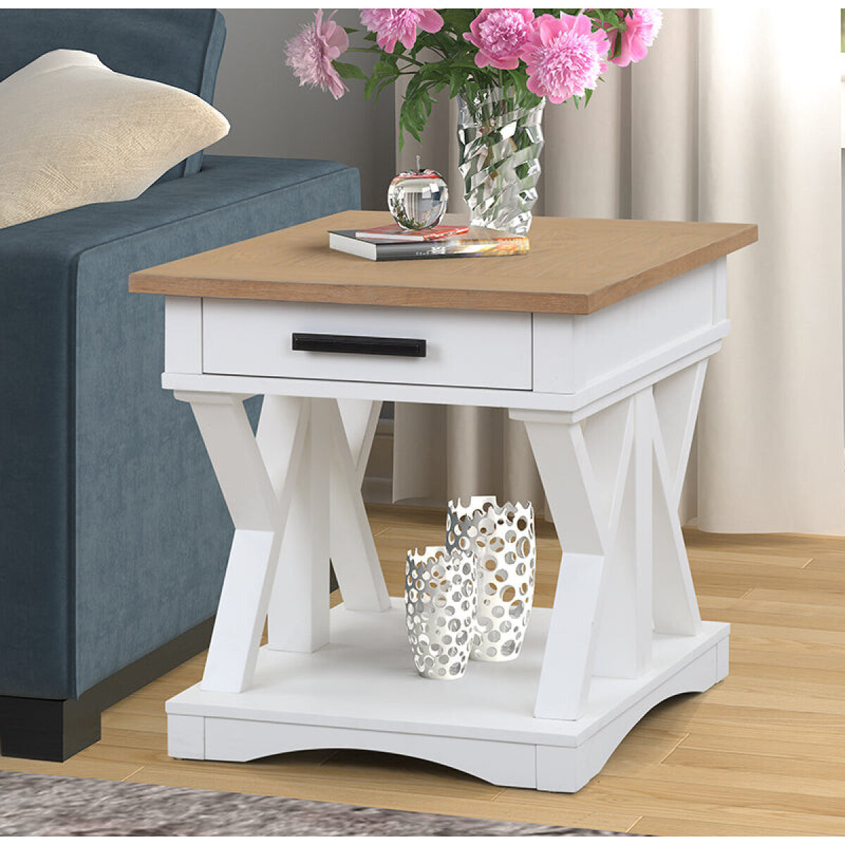 39a0027bf6af84683a65e5e380b4bc69 Americana Modern - Cotton End Table - Image 1